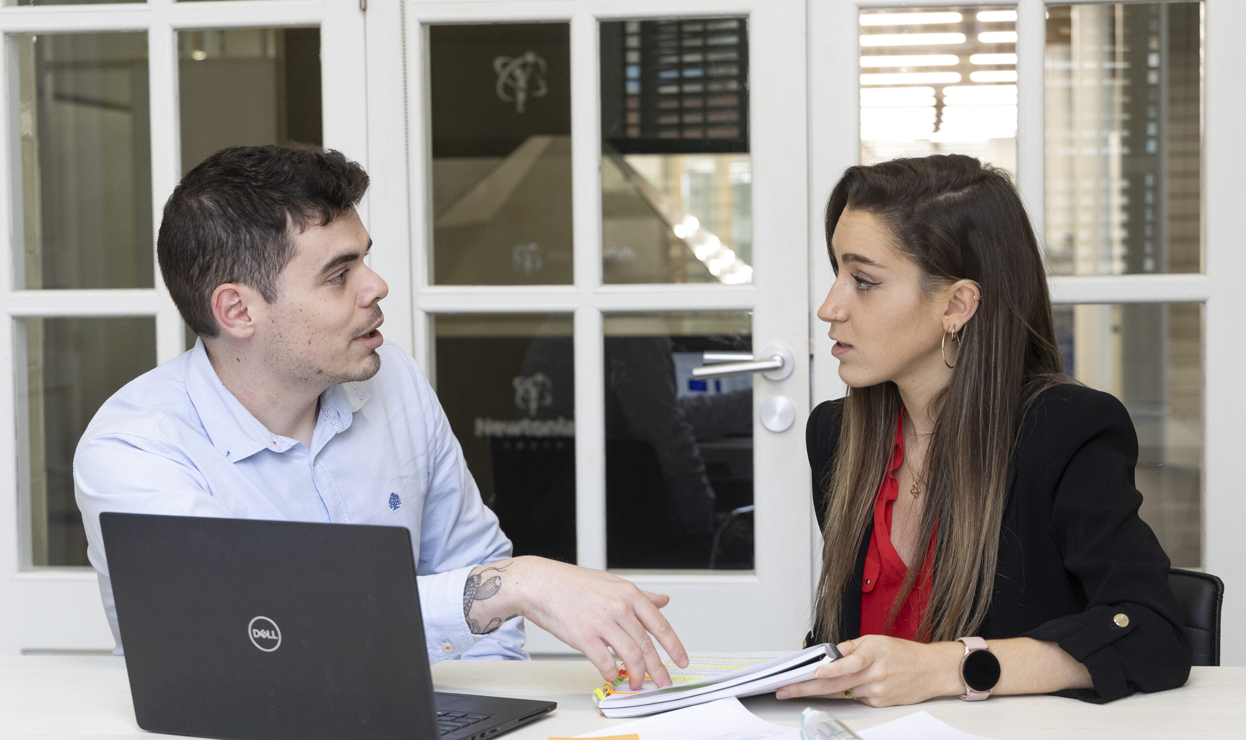 medical device engineers discussing risk management plans