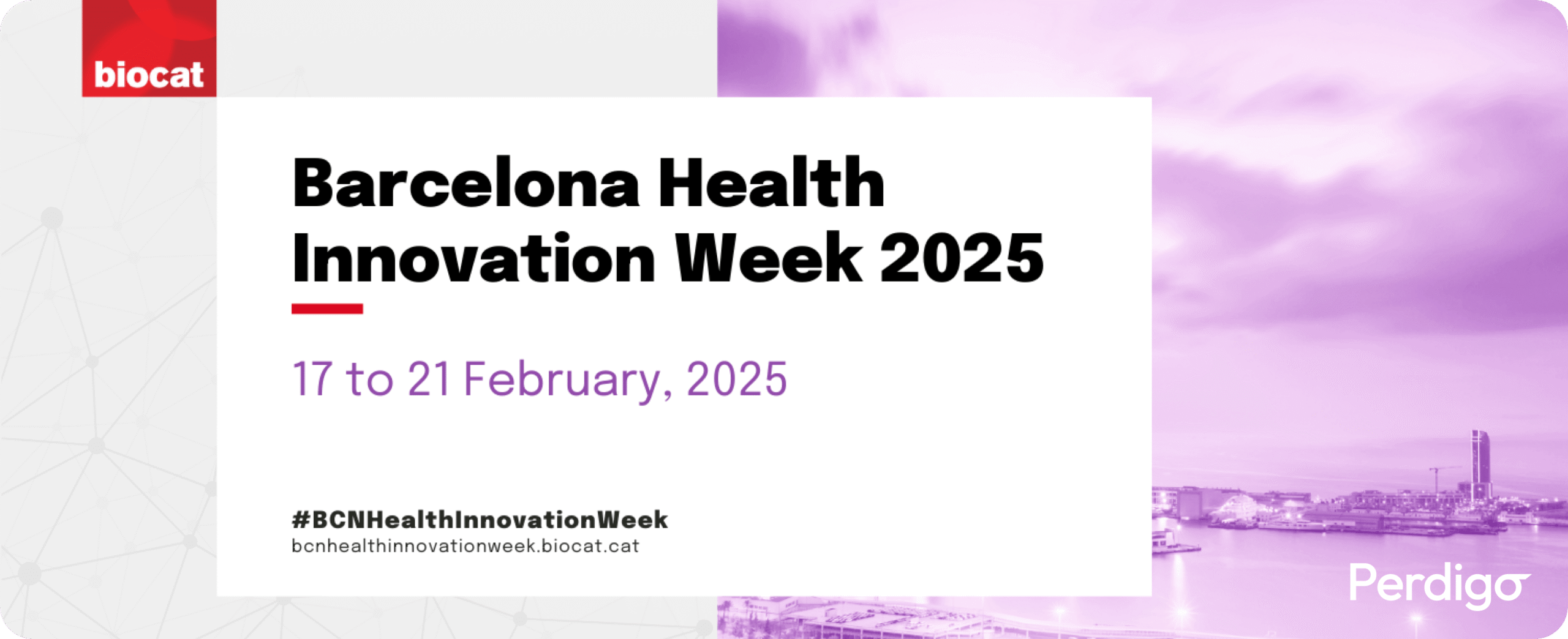 Perdigó is proud to participate in the BCN Health Innovation Week